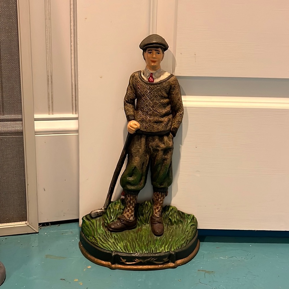 Golfer Door stopper!!  Excellent condition